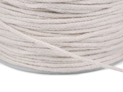 Mèche de coton tressée pour bougies, Ø 2 mm