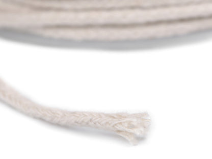 Mèche de coton tressée pour bougies, Ø 2 mm