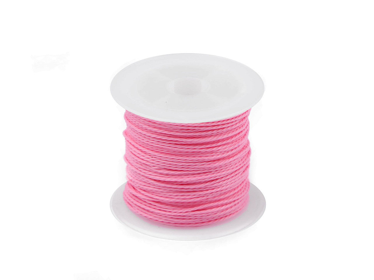 Cordon torsadé PES, Ø 1 mm, ciré - 1pc