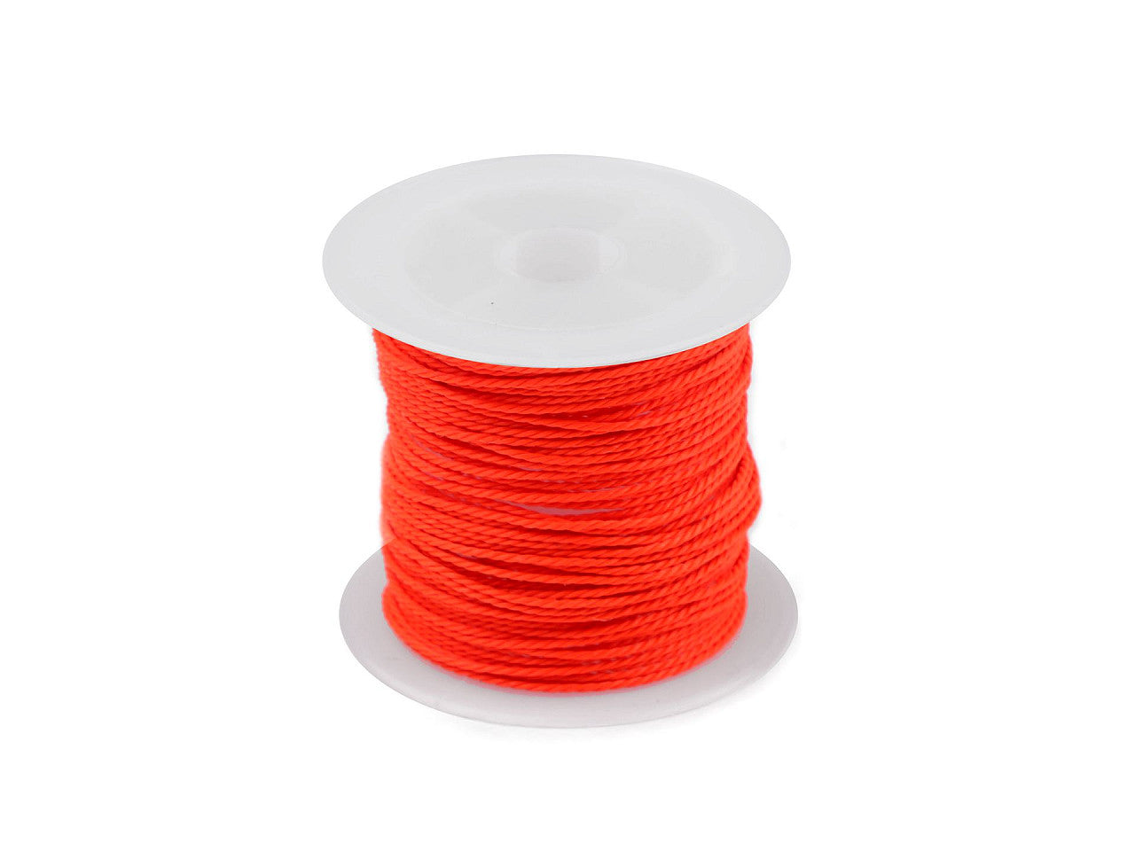 Cordon torsadé PES, Ø 1 mm, ciré - 1pc