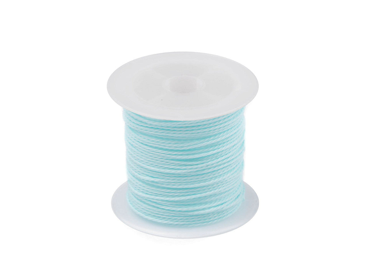 Cordon torsadé PES, Ø 1 mm, ciré - 1pc