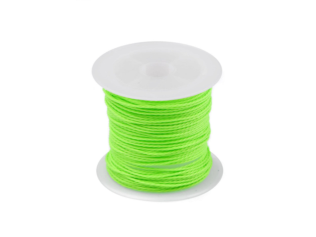 Cordon torsadé PES, Ø 1 mm, ciré - 1pc