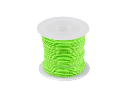 Cordon torsadé PES, Ø 1 mm, ciré - 1pc