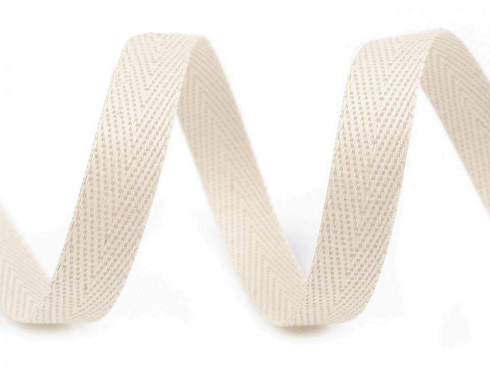 Ruban sergé à chevrons largeur 12 mm
