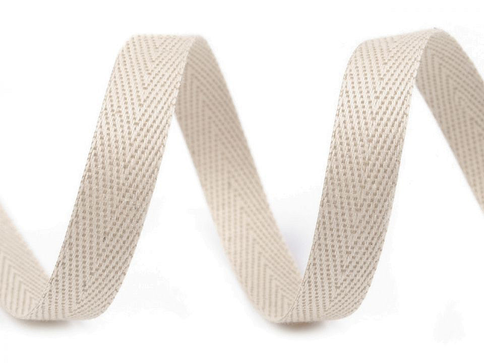 Ruban sergé à chevrons largeur 12 mm
