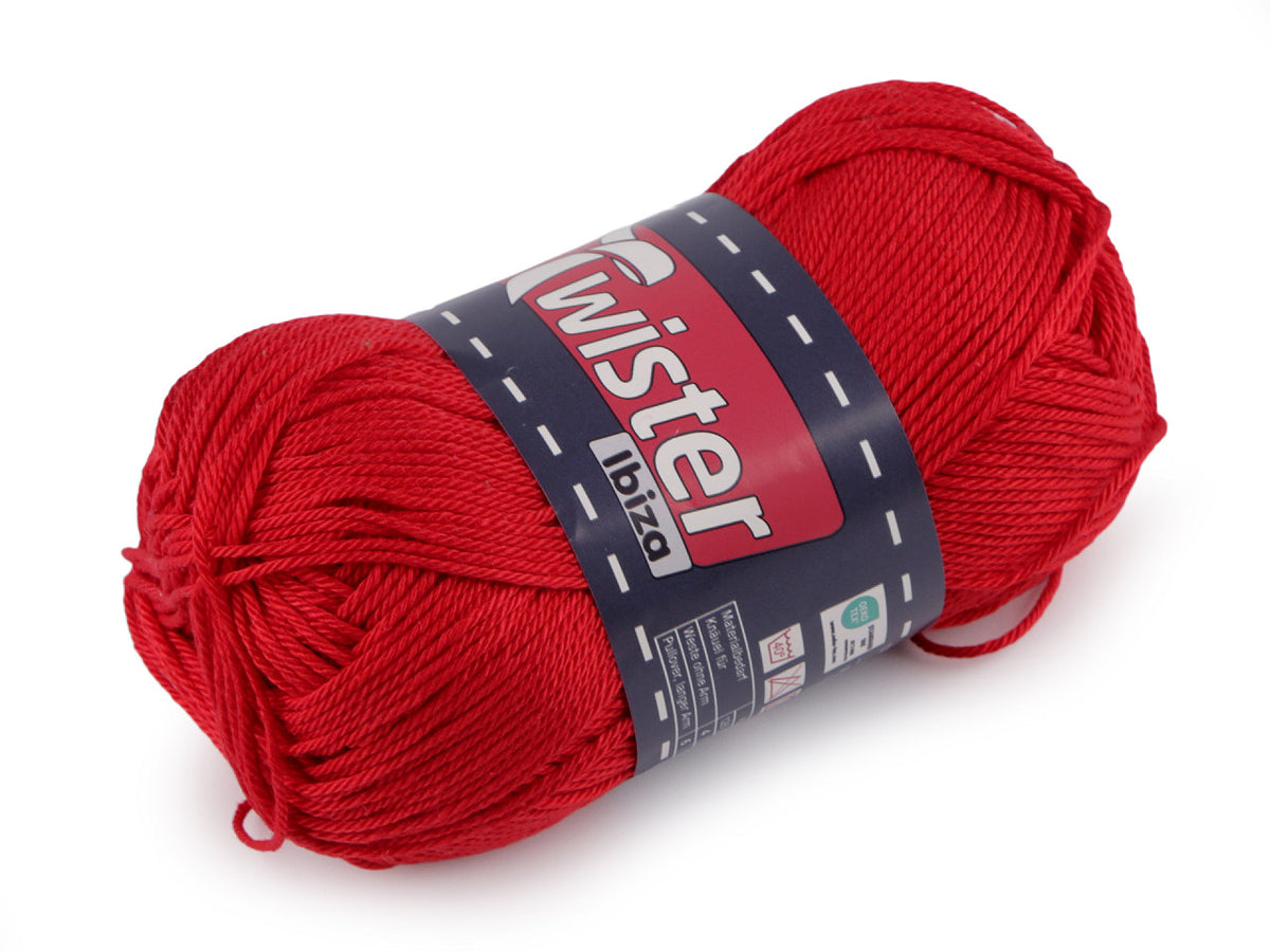 Pelote de laine en coton Twister Ibiza, 50 g - 1pc