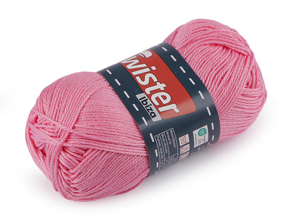 Pelote de laine en coton Twister Ibiza, 50 g - 1pc