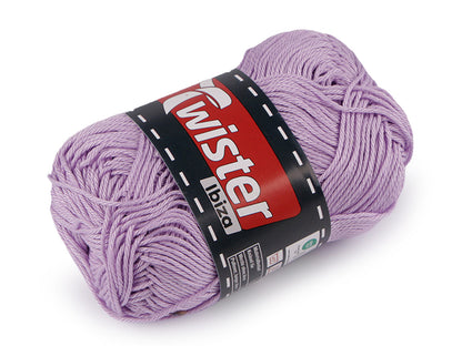 Pelote de laine en coton Twister Ibiza, 50 g - 1pc