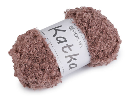 Pelote de laine bouclée Katka, 100 g