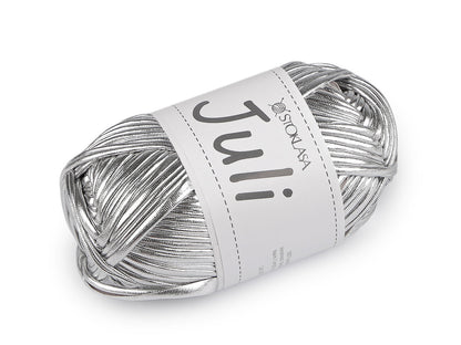 Fil à tricoter métallisé Juli, 100 g - 1pc