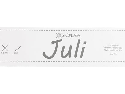 Fil à tricoter métallisé Juli, 100 g - 1pc