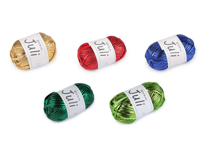 Fil à tricoter métallisé Juli, 100 g - 1pc