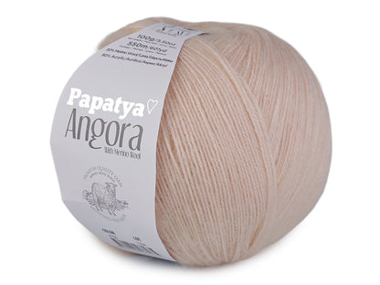 Pelote de laine Papataya Angora, 100 g - 1pc