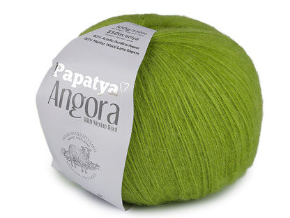 Pelote de laine Papataya Angora, 100 g - 1pc