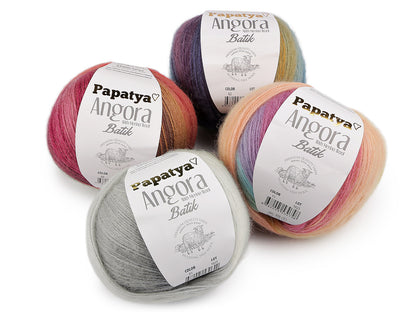 Pelote de laine Papatya Angora Batik, 100 g - 1pc