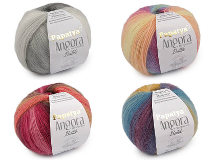 Pelote de laine Papatya Angora Batik, 100 g - 1pc