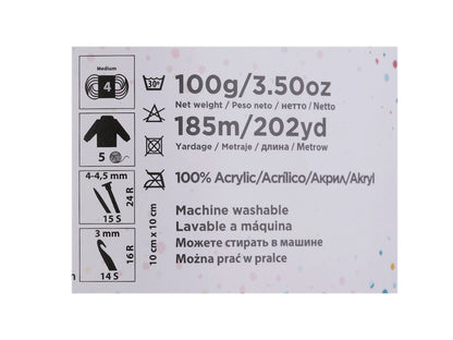 Pelote de laine Papatya Confetti, 100 g - 1pc