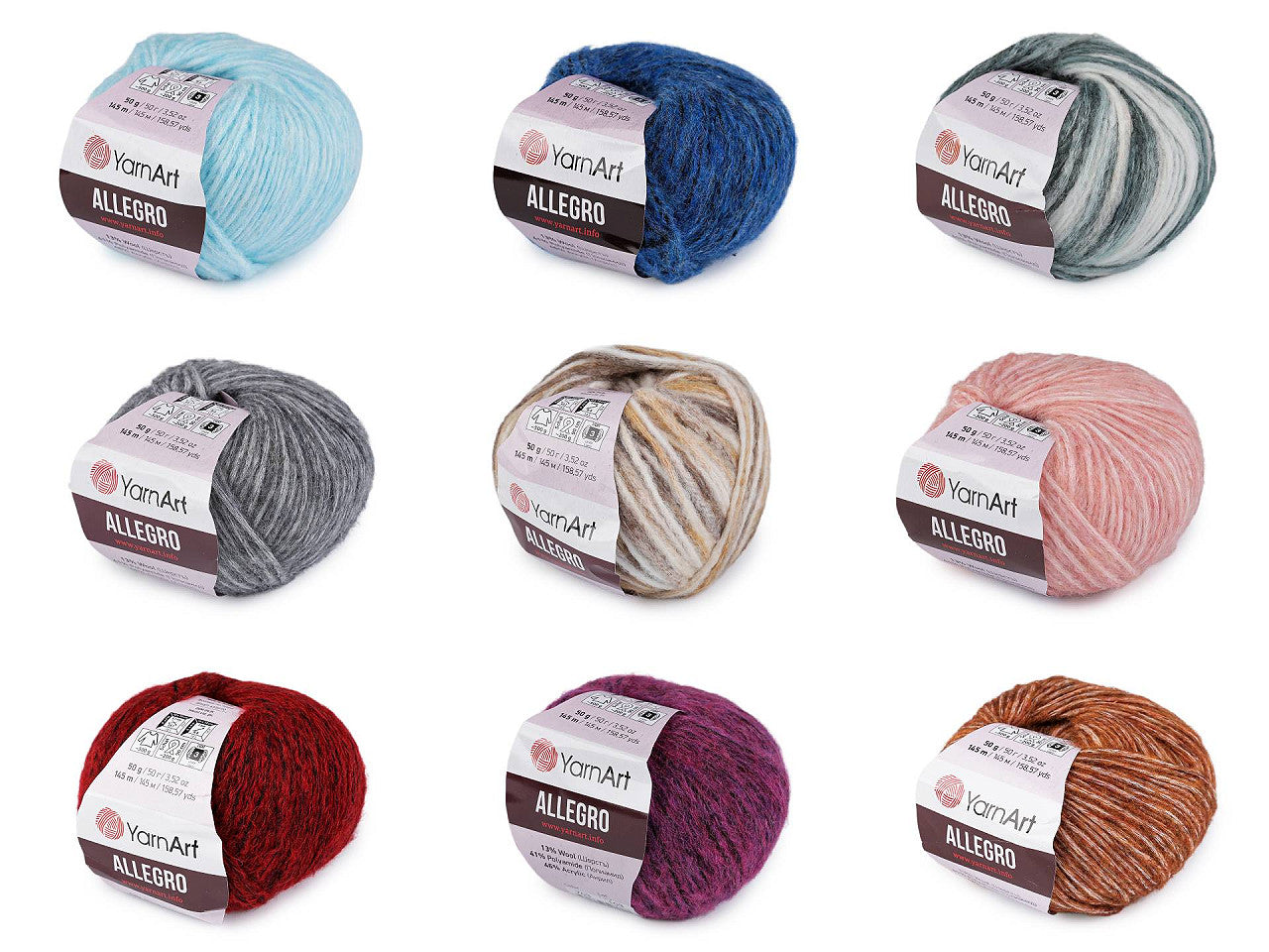 Pelote de laine Allegro, 50 g - 1pc