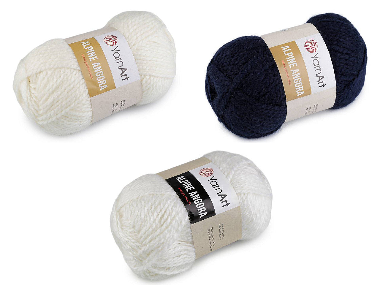 Pelote de laine Alpine Angora, 150 g - 1pc