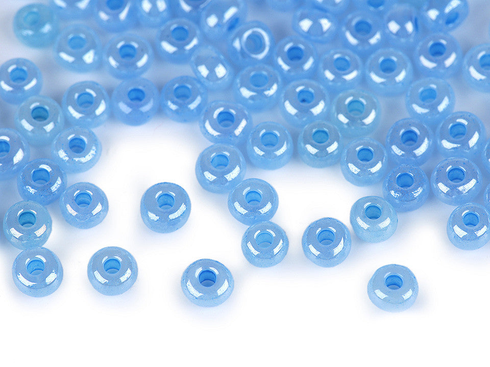 Perles de rocaille 5/0 - 4,5 mm, opaques - 50g