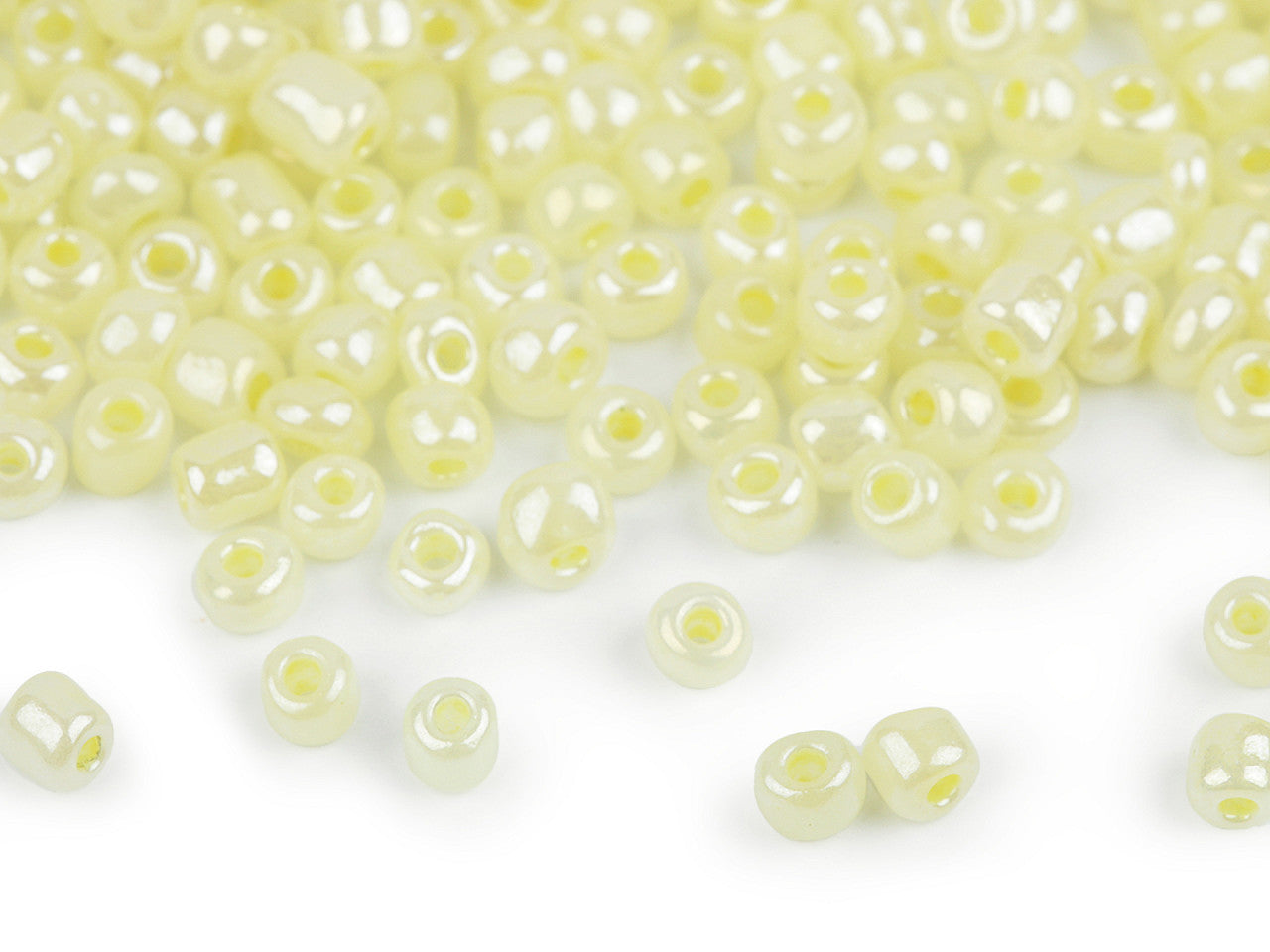 Perles de rocaille 5/0 - 4,5 mm, opaques - 50g