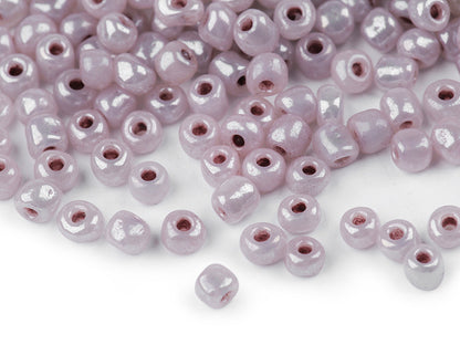 Perles de rocaille 5/0 - 4,5 mm, opaques - 50g