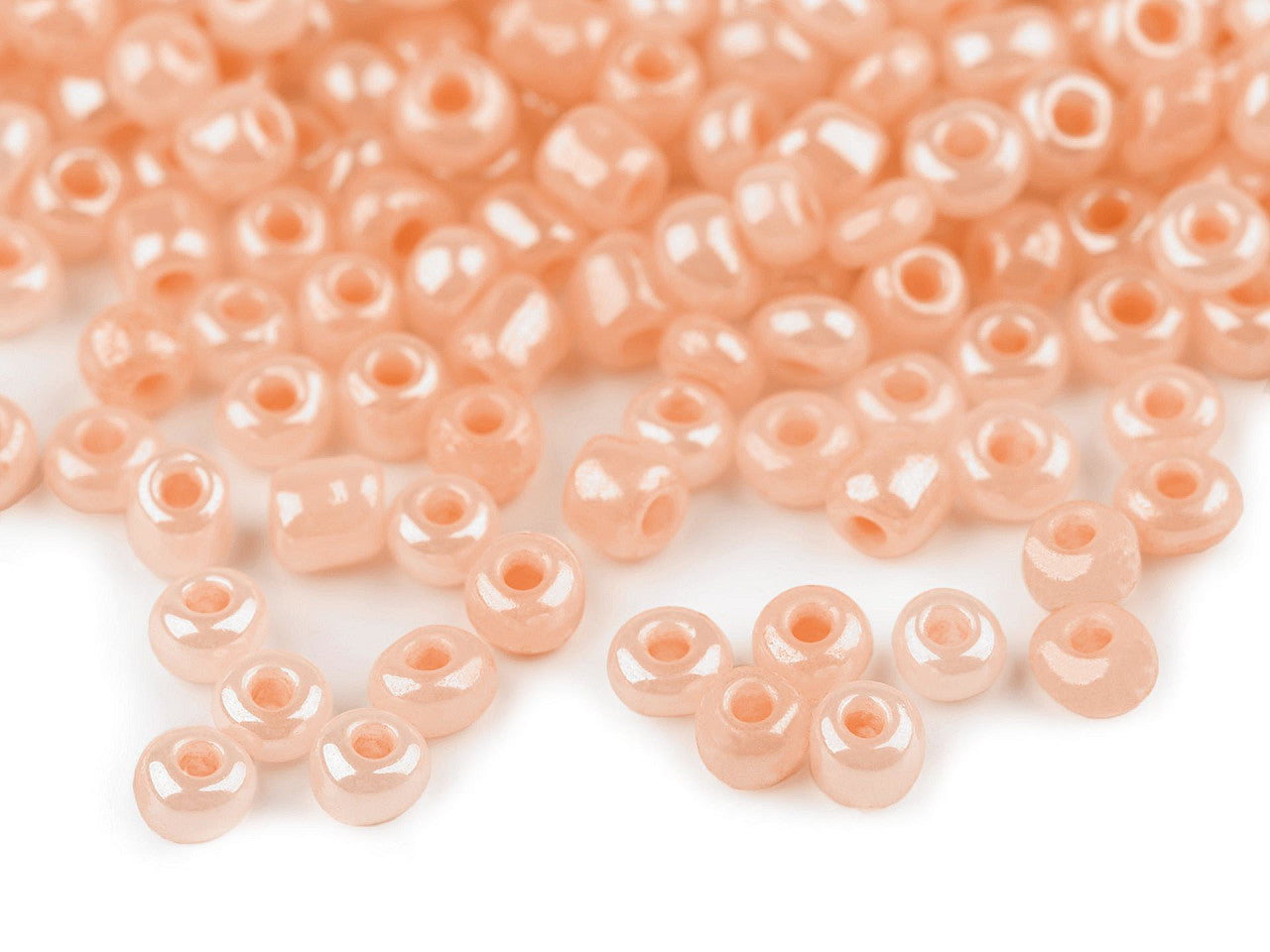 Perles de rocaille 5/0 - 4,5 mm, opaques - 50g