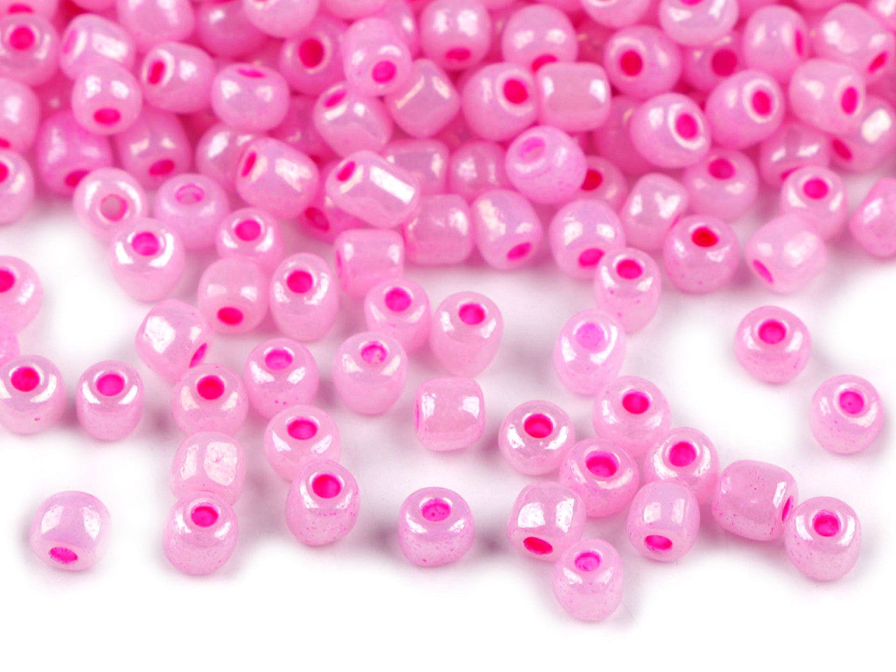 Perles de rocaille 5/0 - 4,5 mm, opaques - 50g