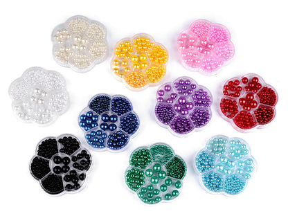 Kit de perles en plastique pour fabrication de bijoux - 1boîte