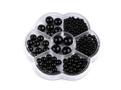 Kit de perles en plastique pour fabrication de bijoux - 1boîte