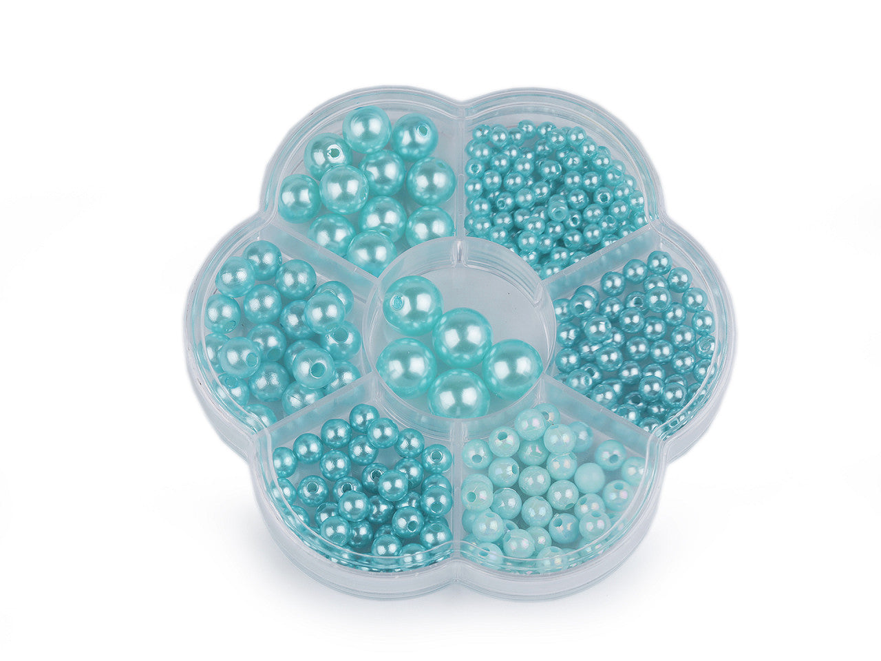 Kit de perles en plastique pour fabrication de bijoux - 1boîte