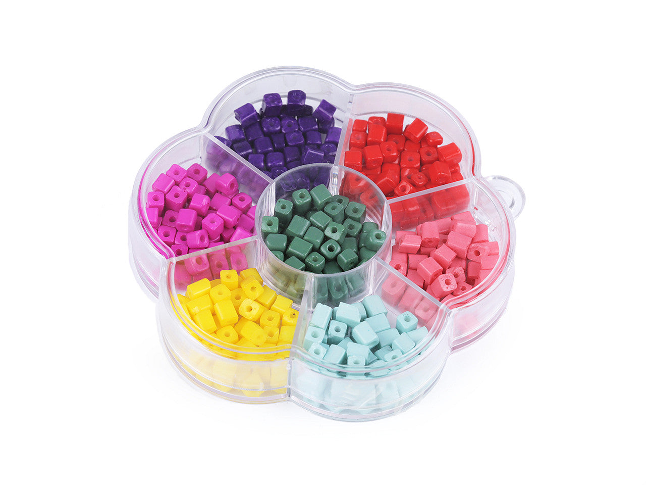 Kit de perles en plastique pour fabrication de bijoux - 1boîte