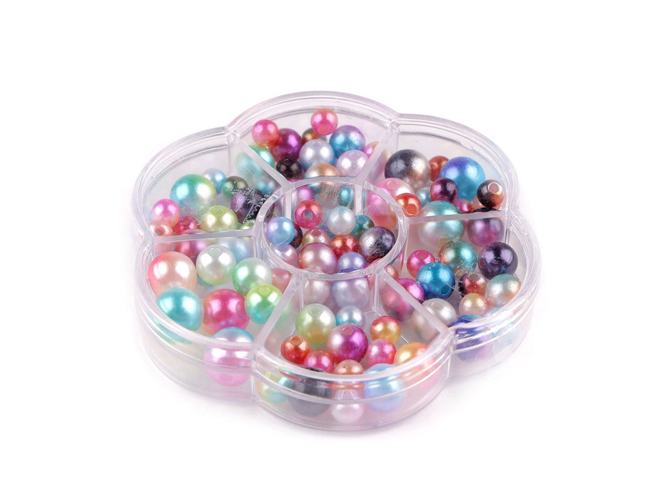 Kit de perles en plastique pour fabrication de bijoux - 1boîte