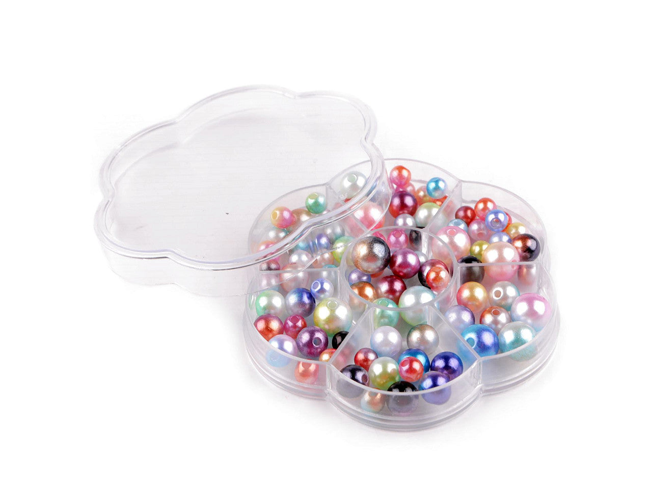 Kit de perles en plastique pour fabrication de bijoux - 1boîte
