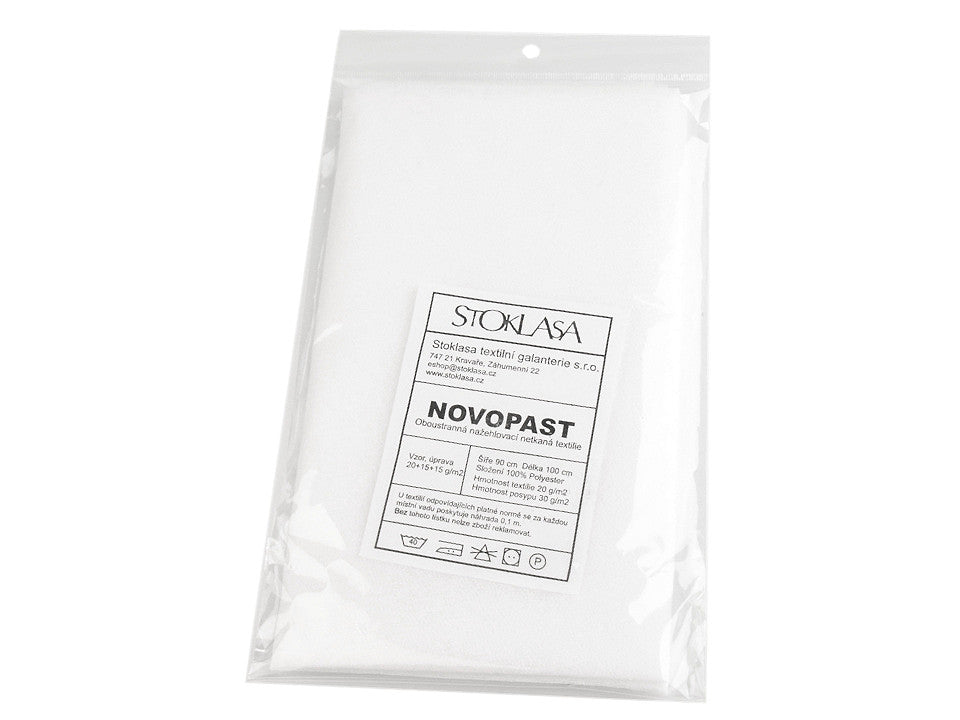 Entoilage non-tissé thermocollant Novopast, 20-80g/m² - 1pc