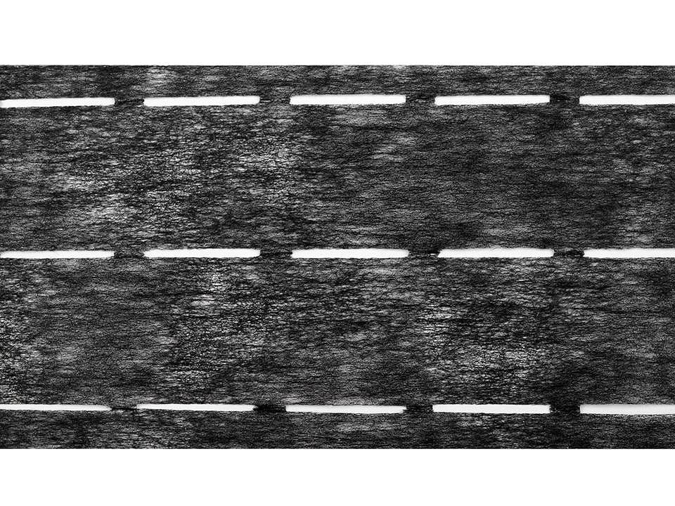 Entoilage thermocollant à triple rainure pour ceinture, 10-35-35-10 - 100m