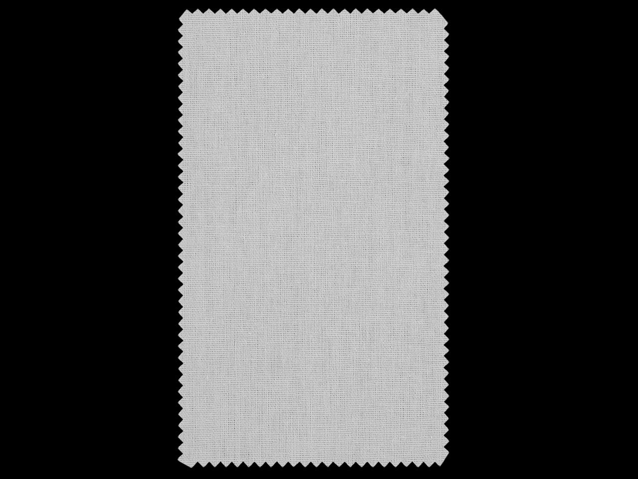 Entoilage thermocollant en coton tissé, 160+20 g/m², largeur 110 cm - 1m