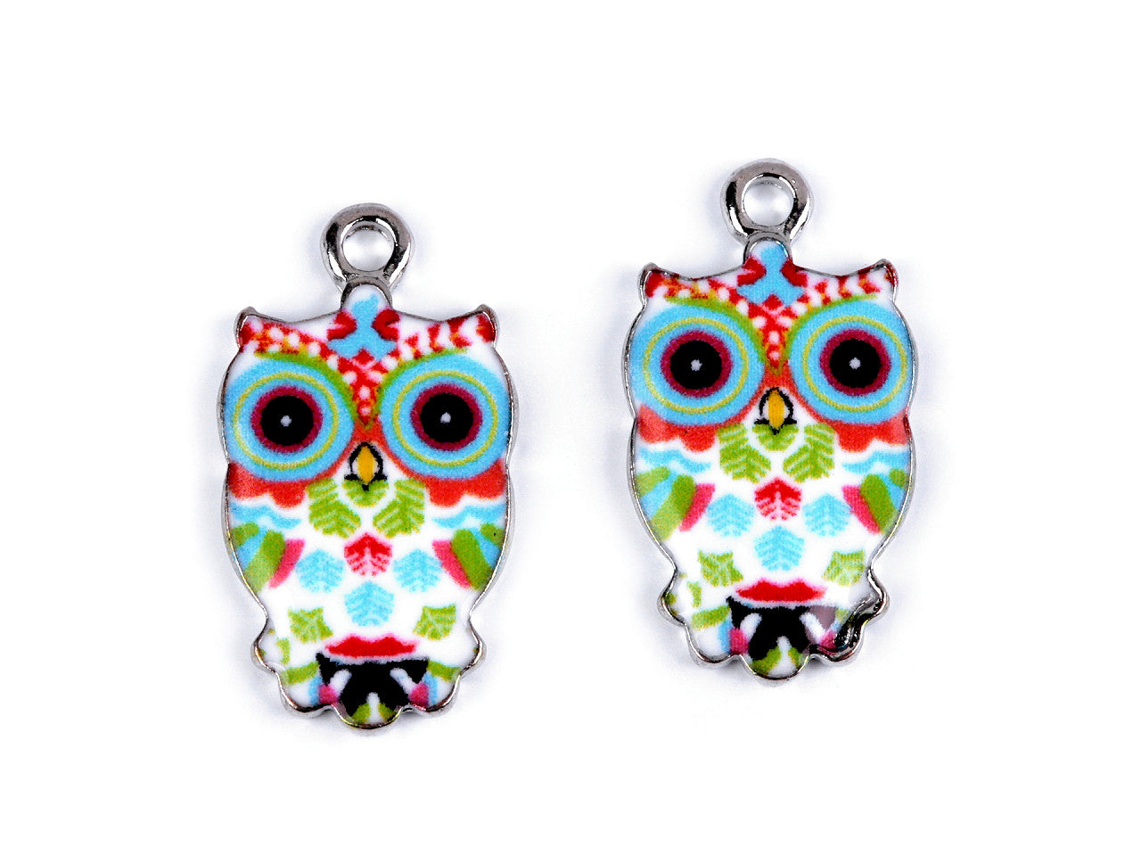 Pendentif/Tirette de FAG - Chouette, 13 x 23 mm