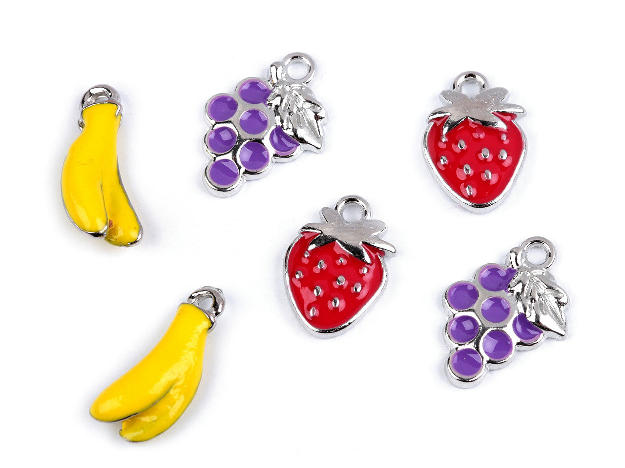 Pendentif/Tirette de FAG - Bananes, Raisins, Fraises