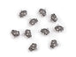 Breloque/Tirette de fermeture Éclair métallique - Éléphant, 12 x 10 mm - 10pc