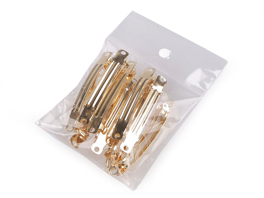 Barrette à cheveux, 7 x 59 mm, pour création DIY - 4pc