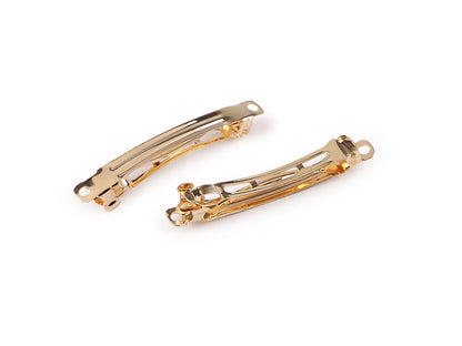 Barrette à cheveux, 7 x 59 mm, pour création DIY - 4pc