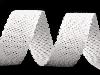 Ruban de tissu au point de croix, largeur 30 mm - 1m