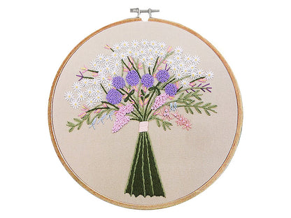 Kit de broderie/point de croix, motif pré-imprimé