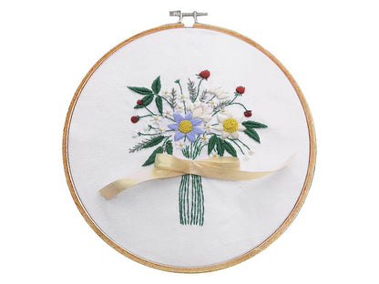 Kit de broderie/point de croix, motif pré-imprimé