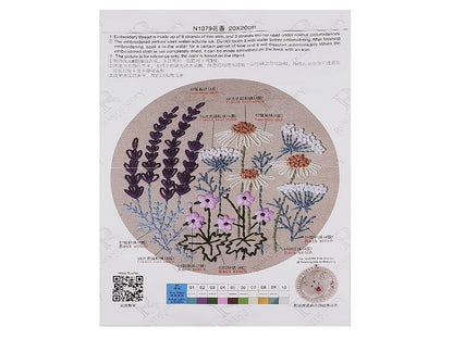 Kit de broderie/point de croix, motif pré-imprimé