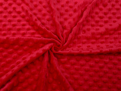Tissu SAN Minky Plush 3D, à pois