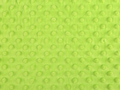 Tissu SAN Minky Plush 3D, à pois