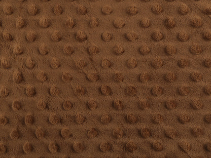 Tissu SAN Minky Plush 3D, à pois