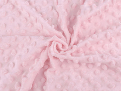 Tissu SAN Minky Plush 3D, à pois